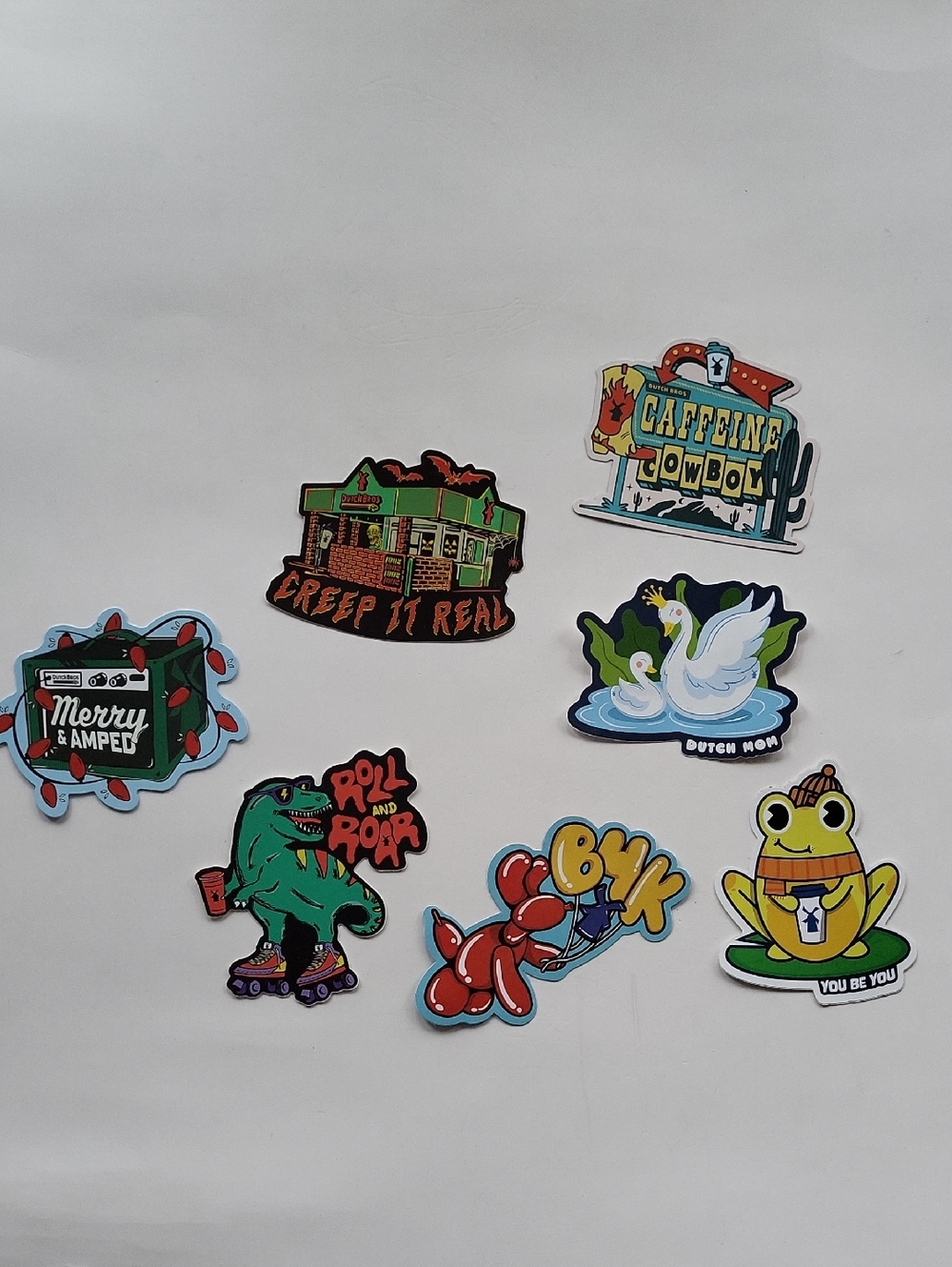 Dutch Bros Sticker Lot Of 7